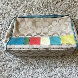 Coach makeup bag